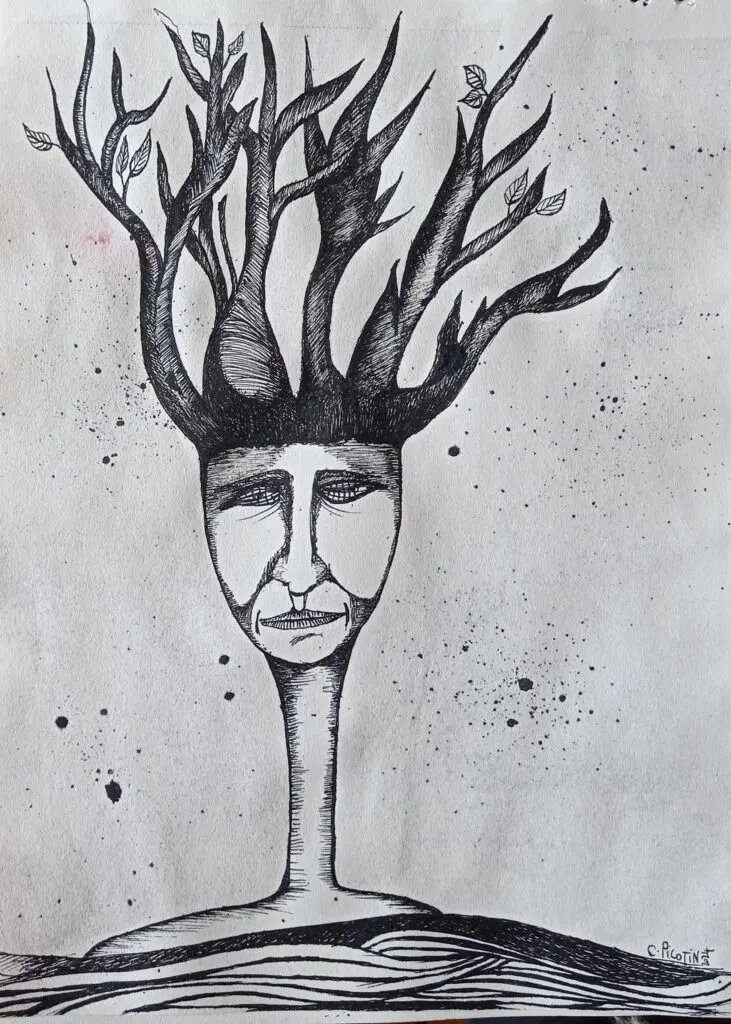 Le vieil arbre et la mer