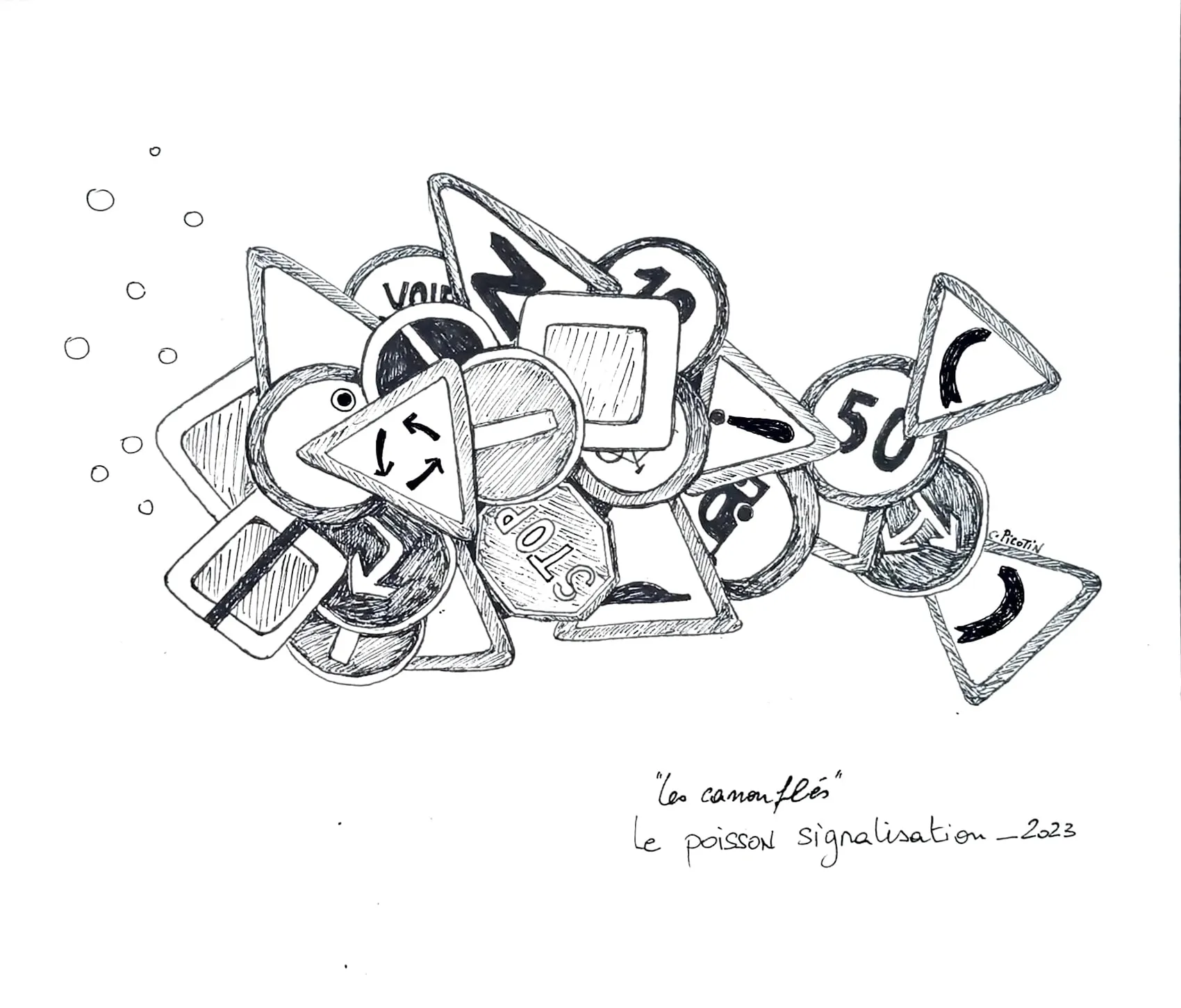 Le poisson signalisation
