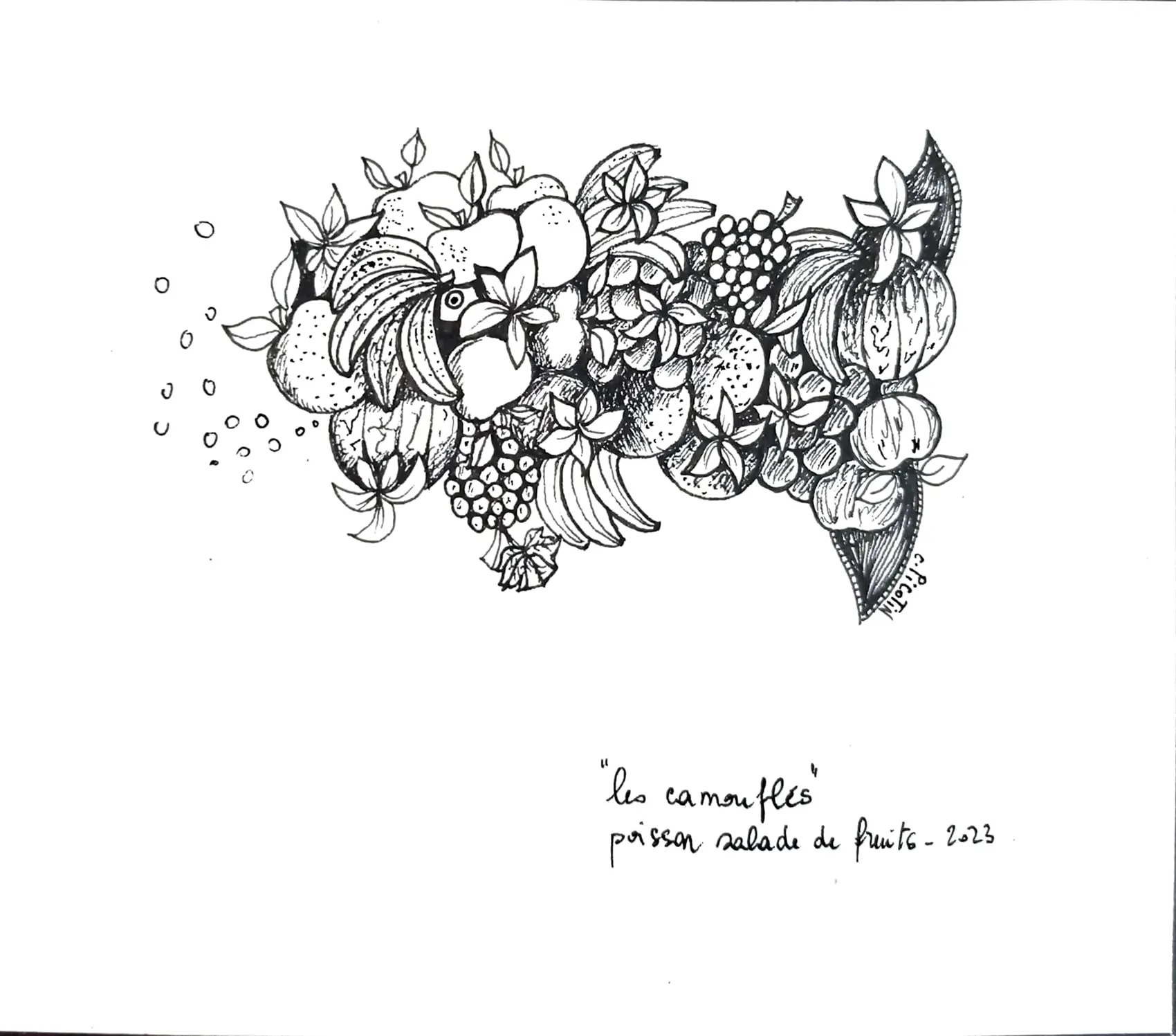 Poisson salade de fruits